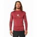 Bad t-shirt Rip Curl  Corps Rood Bruin Mannen