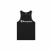 Heren Mouwloos T-shirt Champion Tank Top Zwart