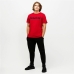 Heren-T-Shirt met Korte Mouwen Timberland Kennebec Linear Rood