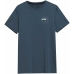 Heren-T-Shirt met Korte Mouwen 4F Fnk M210 Donkerblauw