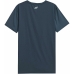 Heren-T-Shirt met Korte Mouwen 4F Fnk M210 Donkerblauw