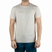 Heren-T-Shirt met Korte Mouwen +8000 Uvero Beige