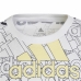 Camiseta de Manga Corta Infantil Adidas Brand Love  Blanco