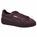 Gymnastiksko, Dam Puma Suede Platform Eletal  Violett