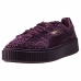 Chaussures de sport pour femme Puma Suede Platform Eletal  Pourpre