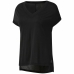 Dames-T-Shirt met Korte Mouwen Reebok Wor Supremium Detail Zwart