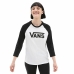 Dames-T-Shirt met Korte Mouwen Vans  Drop V Raglan