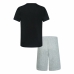 Completo Sportivo per Bambini Converse Core Tee Nero/Grigio