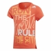 Barne Kortermet T-skjorte Adidas Graphic Tee Oransje