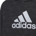 Hættetrøje til Børn Adidas Future Badge Sort