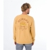 Men’s Sweatshirt without Hood Hurley No Bummers Ocre