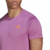 Heren-T-Shirt met Korte Mouwen Adidas Adizero Speed Donkerroze