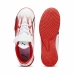 Chuteiras de Futebol de Salão Infantis Puma Ultra Play It V Vermelho Branco Unissexo