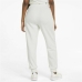 Pantalon de sport long Puma Embroidery High Montagne Blanc Femme