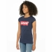 T-Shirt met Korte Mouwen voor kinderen Levi's Batwing Donkerblauw