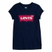 Camisola de Manga Curta Infantil Levi's Batwing Azul escuro