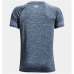 Children’s Short Sleeve T-Shirt Under Armour Tech Twist SS Blue Indigo