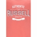 Kortærmet T-shirt til Mænd Russell Athletic Amt A30081 Orange Koral