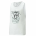 Basketball-skjorte Puma Tank B Hvit