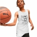 Basketballstrøje Puma Tank B Hvid