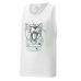 Basketbal T-shirt Puma Tank B Wit