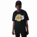 Μπλουζάκι μπάσκετ New Era Mesh LA Lakers Μαύρο