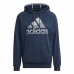 Felpa con Cappuccio Uomo Adidas  Game and Go Big Logo Azzurro