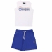 Completo Sportivo per Bambini Champion Bianco 2 Pezzi Azzurro