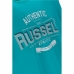 Vīriešu Krekls ar Īsām Piedurknēm Russell Athletic Amt A30081 Aquamarine