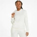 Sudadera con Capucha Mujer Puma Essentials Embroidery Blanco