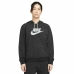 Dameshoodie Nike Sportswear Gym Vintage Zwart