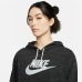 Dameshoodie Nike Sportswear Gym Vintage Zwart