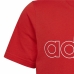 Maglia a Maniche Corte per Bambini Adidas Essentials  Rosso