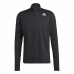 Heren-T-Shirt met Lange Mouwen Adidas Own The Run Zwart