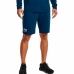 Short de Sport pour Homme Under Armour Rival Terry Bleu