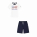 Ensemble de Sport pour Enfants Champion Blanc 2 Pièces