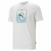 T-shirt Puma Graphics Wave Hvid Mænd