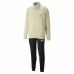 Sportoutfit voor volwassenen Puma Clean Sweat Suit Tr Beige