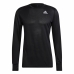 Tricou cu Mânecă Lungă Bărbați Adidas Own The Run Negru