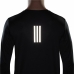 Heren-T-Shirt met Lange Mouwen Adidas Own The Run Zwart