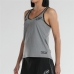 Camiseta de Tirantes Mujer Bullpadel Lugar Pádel Gris