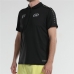 Tricou Polo cu Mânecă Scurtă Bărbați Bullpadel Liceo Padel Negru