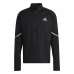 Felpa senza Cappuccio Uomo Adidas Fast 1/2 Zip Nero