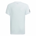 Børne Kortærmet T-shirt Adidas Club Tennis 3 bandas Hvid