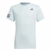 Barne Kortermet T-skjorte Adidas Club Tennis 3 bandas Hvit