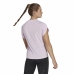 Dames-T-Shirt met Korte Mouwen Adidas  trainning Floral  Lila