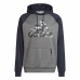 Herenhoodie Adidas Game and Go Camo Grijs