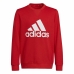 Bluza bez kaptura Dziecięca Adidas Essentials Czerwony