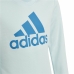 Camisola sem Capuz Menina Adidas Essentials Azul Claro