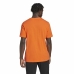 Kortærmet T-shirt til Mænd Adidas  Essentials Embroidered Linear Orange